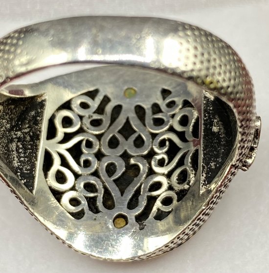 SIGNET RING IN SILVER AND VERMEIL