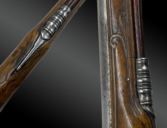 Flintlock pistol, signed P. POULCE à SEDAN - France - XVIIIth