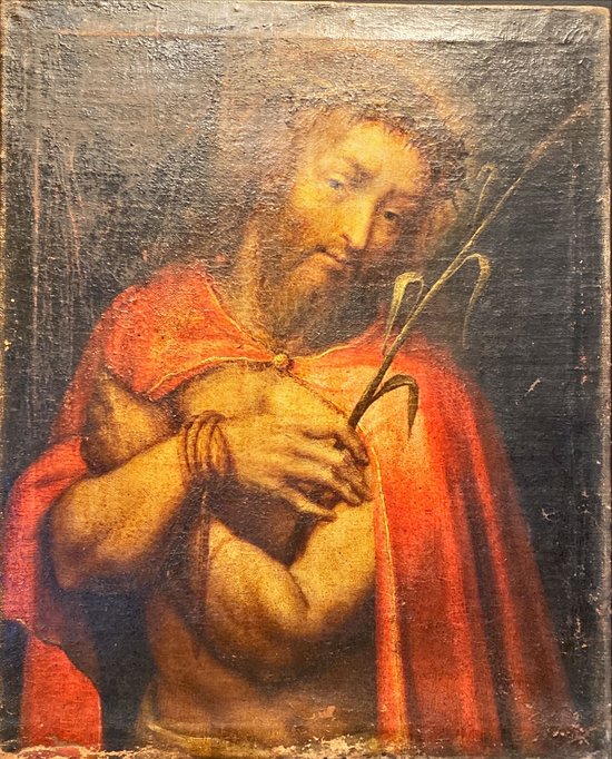 Christ in Ties, 17th century painting