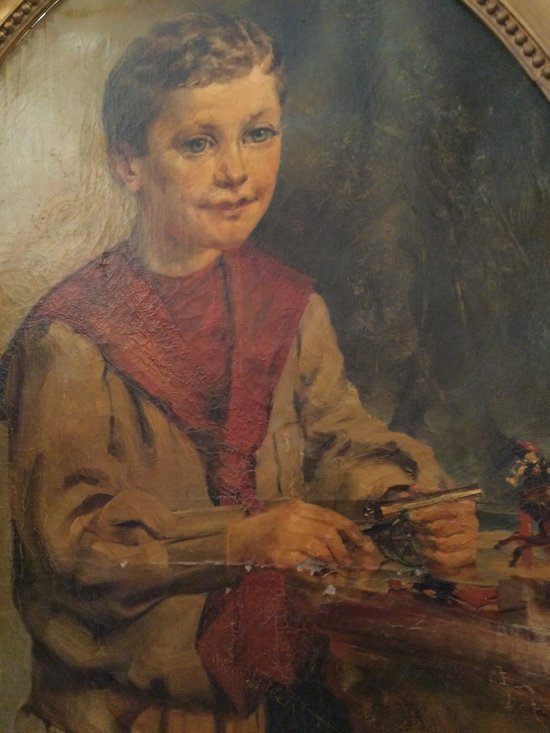 "Scout with little soldiers" XIX