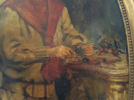 "Scout with little soldiers" XIX