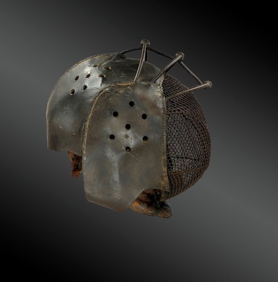 Fencing or cane fighting helmet - Italy - XIXth century