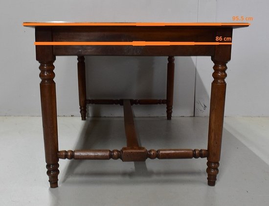 Rectangular Property Table in Gilded Oak - Late 19th century