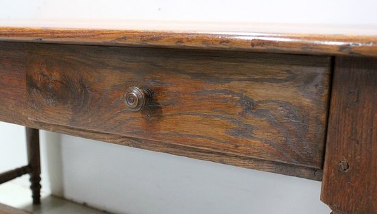 Rectangular Property Table in Gilded Oak - Late 19th century