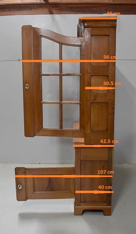 Buffet Deux Corps Régional en Merisier Miel – XIXe