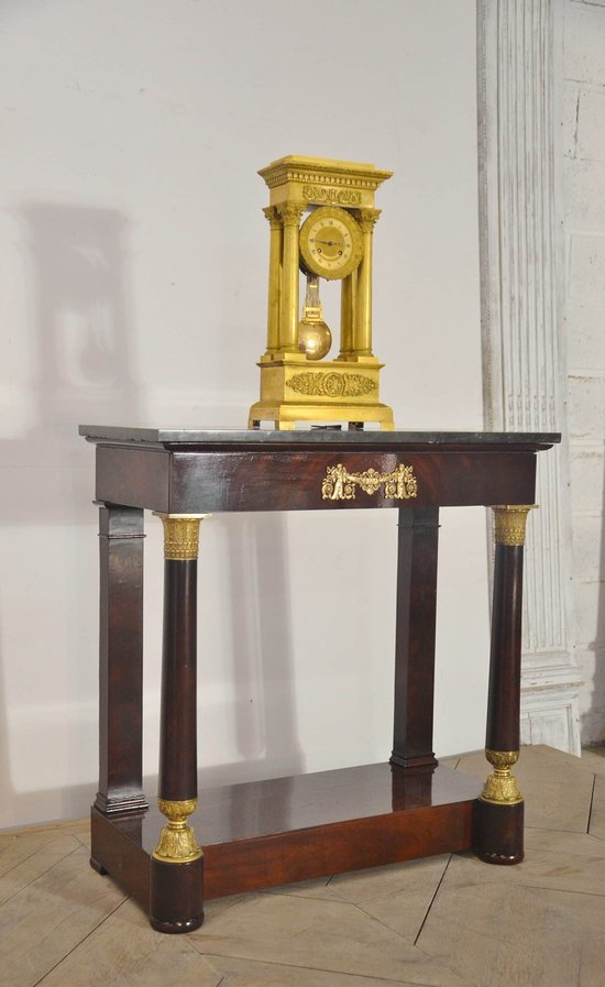 Mahogany restoration console XIXth century