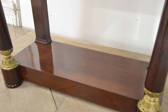 Mahogany restoration console XIXth century