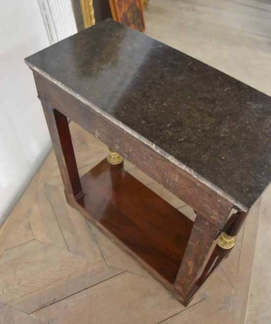 Mahogany restoration console XIXth century