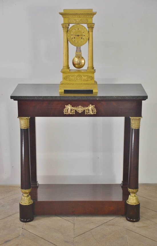 Mahogany restoration console XIXth century