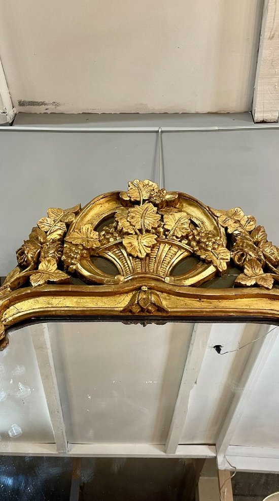 Mirror In Golden Wood, 19th Century