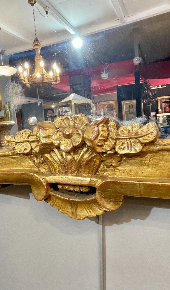 Mirror In Golden Wood, 19th Century