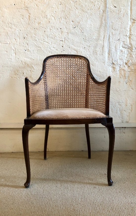 Pair Of Regency Armchairs. England, 19th Century