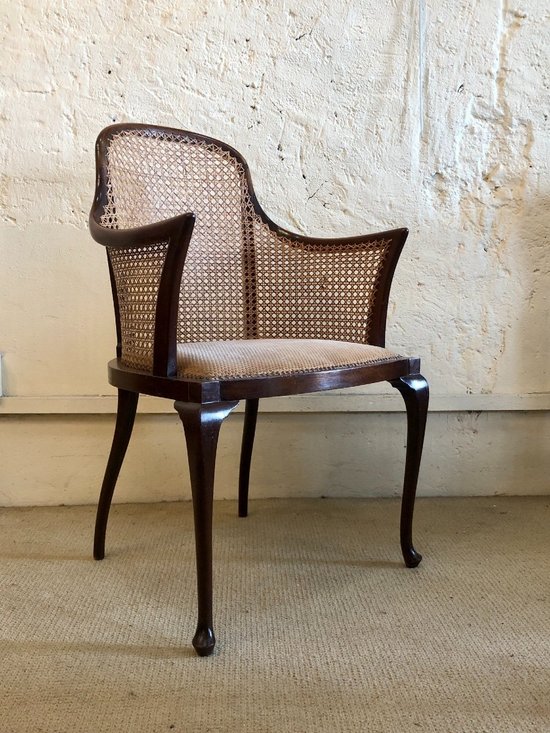 Pair Of Regency Armchairs. England, 19th Century