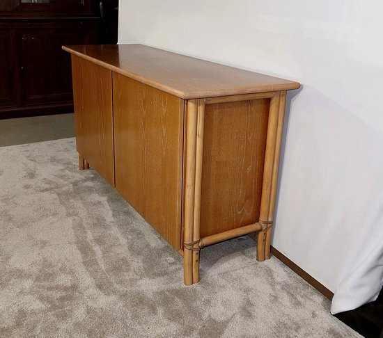 Credenza Italo Gasparucci in rovere cerato - 1970