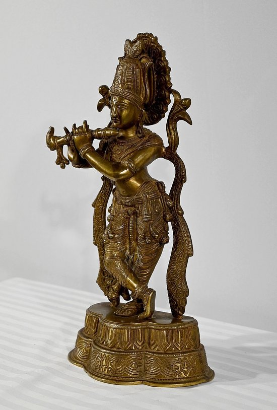 Bronzo "Krishna" - Fine del XIX secolo