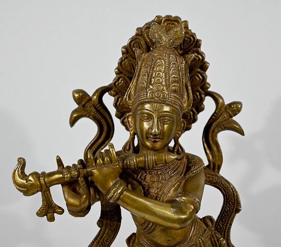 Bronzo "Krishna" - Fine del XIX secolo