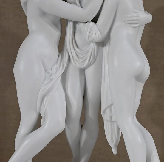 Group in Biscuit "The Three Nymphs" - Early 20th Century