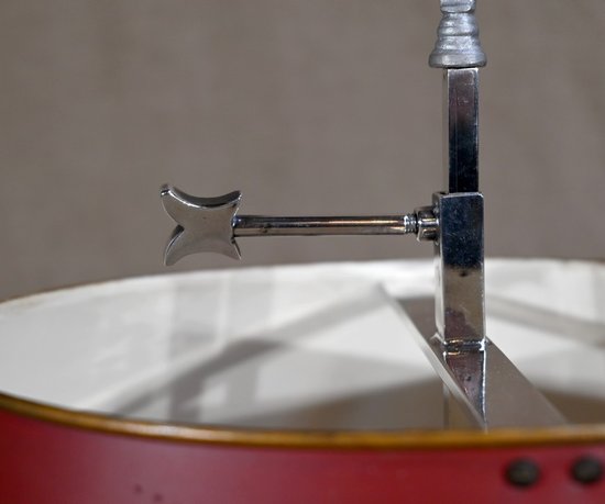 Bouillotte Lamp in Silver Metal - Early 20th Century