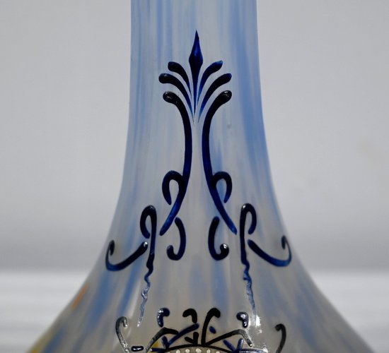 Pair of Glass Paste Vases, signed Legras – Late 19th century