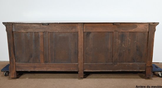 Importante Credenza in Noce Biondo, Epoca Luigi Filippo - Metà XIX Secolo