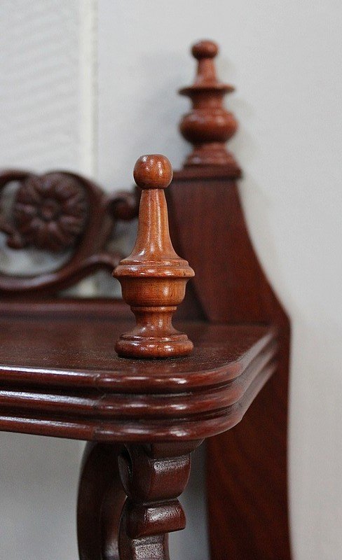 Mahogany Serving Console, Napoleon III Period - 1850