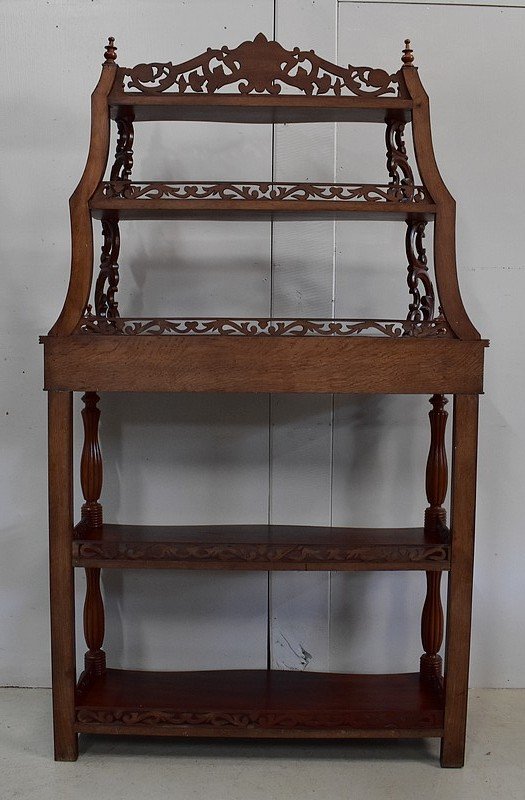 Mahogany Serving Console, Napoleon III Period - 1850