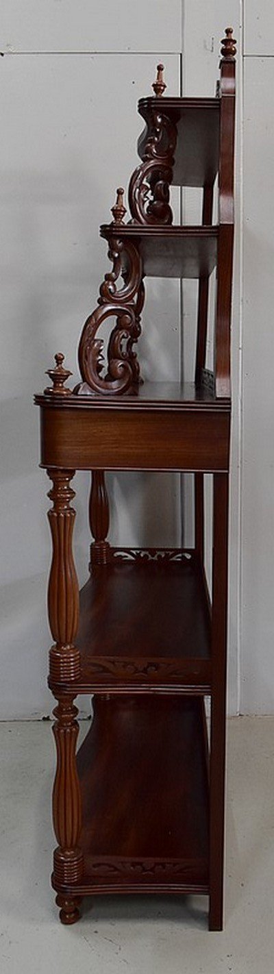 Mahogany Serving Console, Napoleon III Period - 1850