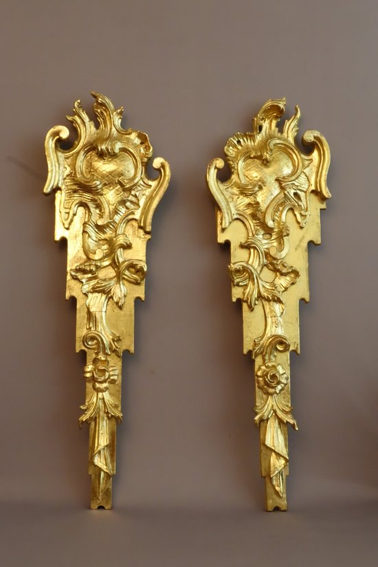  Pair Of Large Venetian Ornaments Early Eighteenth