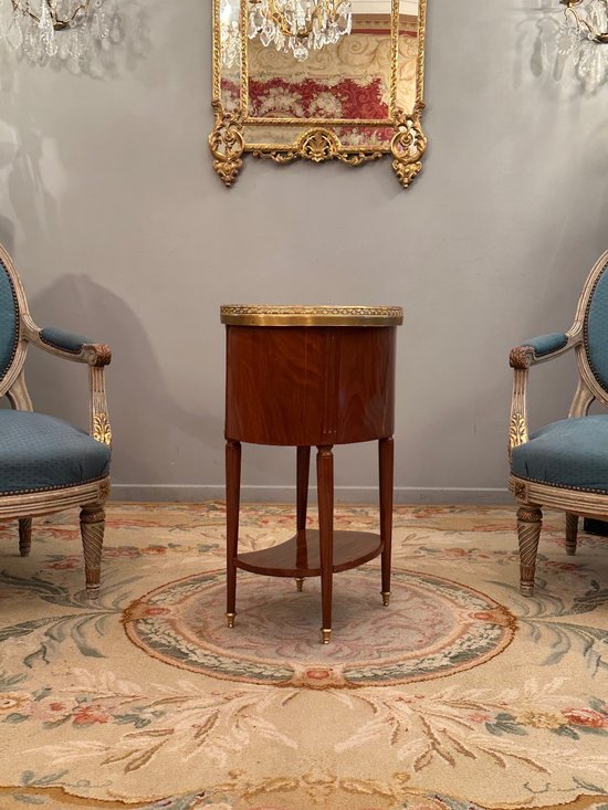 Louis XVI Mahogany Salon Table Circa 1780