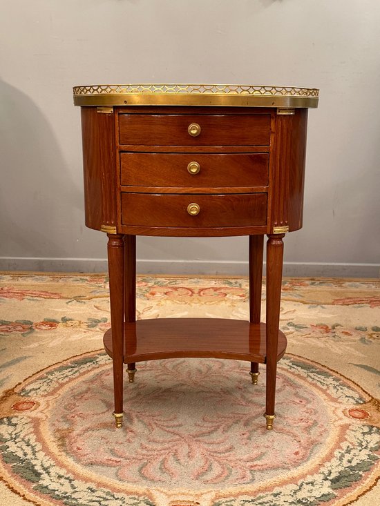 Louis XVI Mahogany Salon Table Circa 1780