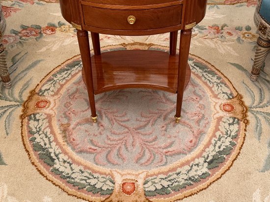 Louis XVI Mahogany Salon Table Circa 1780