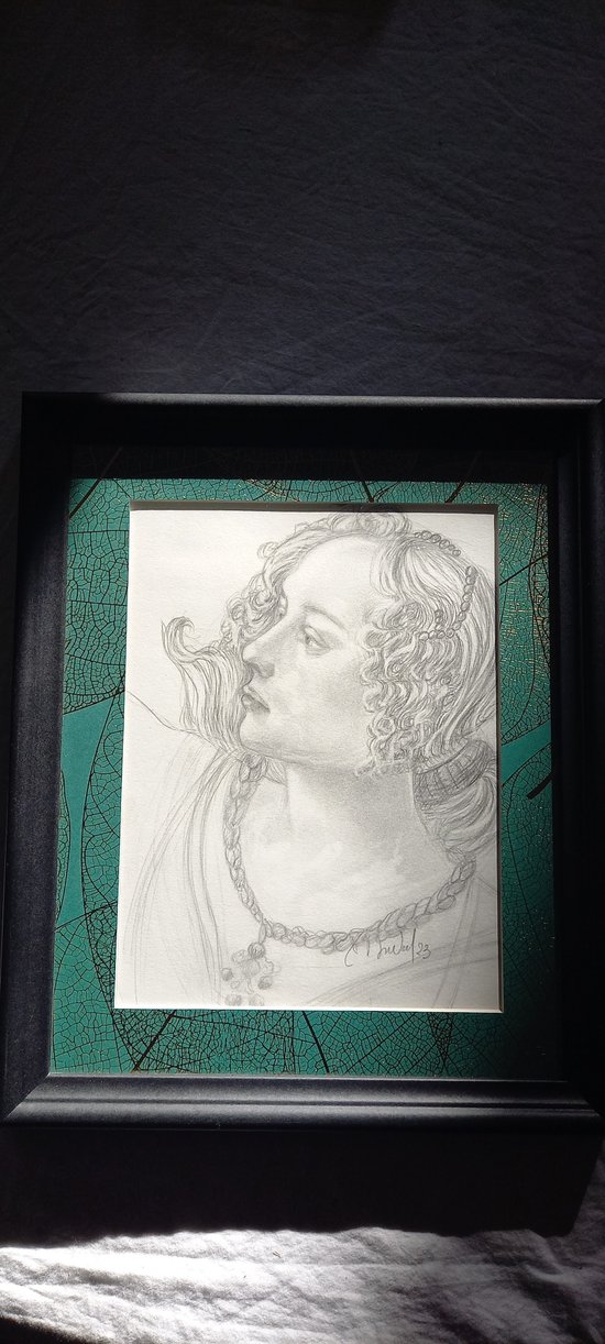 Graphite drawing after Sandro Botticelli/Spring