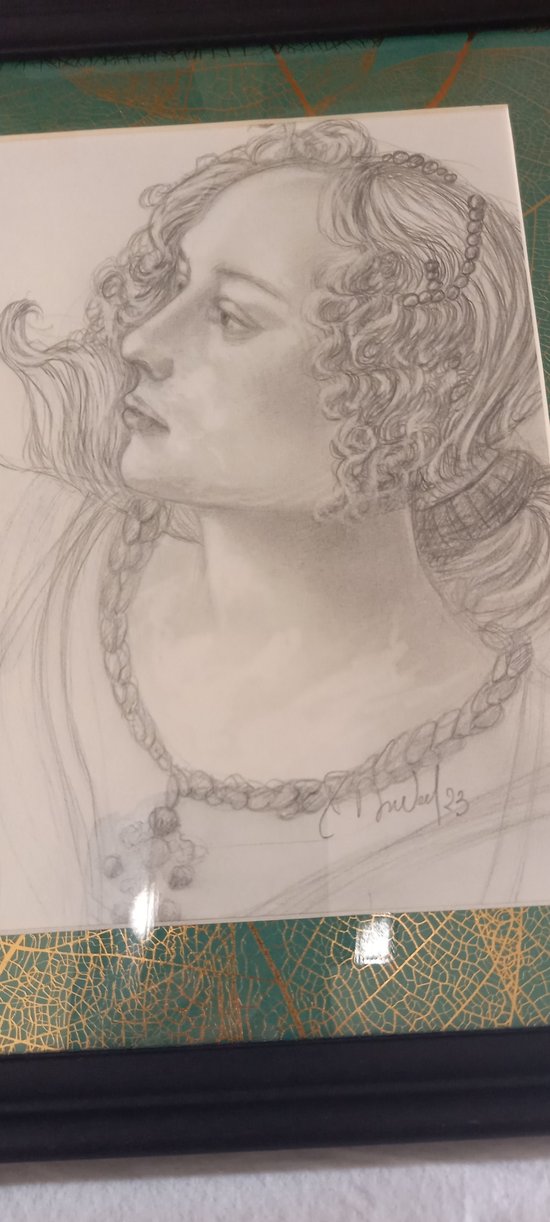 Graphite drawing after Sandro Botticelli/Spring