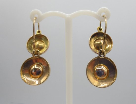 Gold Earrings.