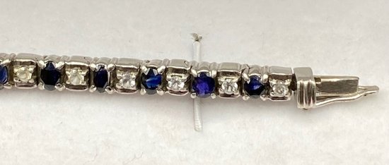 SAPPHIRES STERLING SILVER BRACELET