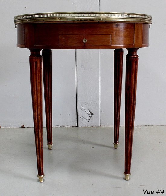 Mahogany Bouillotte table, Louis XVI style - Early 20th century