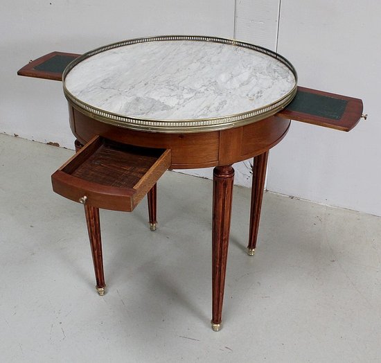 Mahogany Bouillotte table, Louis XVI style - Early 20th century