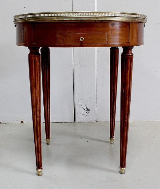 Mahogany Bouillotte table, Louis XVI style - Early 20th century