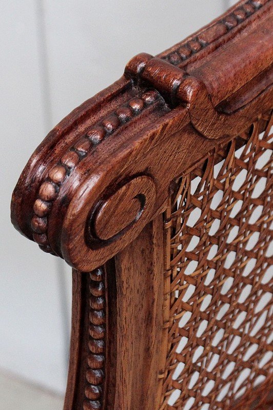 Suite of Mahogany Armchairs, Louis XVI Style - Early 20th Century