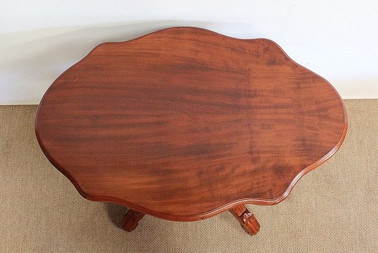 Small Mahogany Violin Pedestal Table - 2nd half of the 19th century