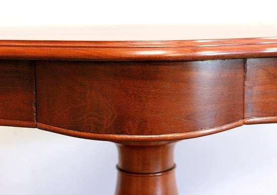 Small Mahogany Violin Pedestal Table - 2nd half of the 19th century