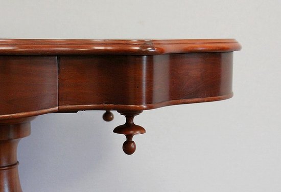 Small Mahogany Violin Pedestal Table - 2nd half of the 19th century