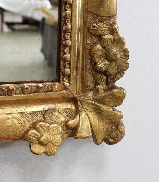 Petit Miroir en Bois Doré, style Régence – Fin XIXe