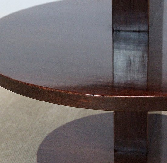 Solid Mahogany Coffee Table, Art Deco – 1930s