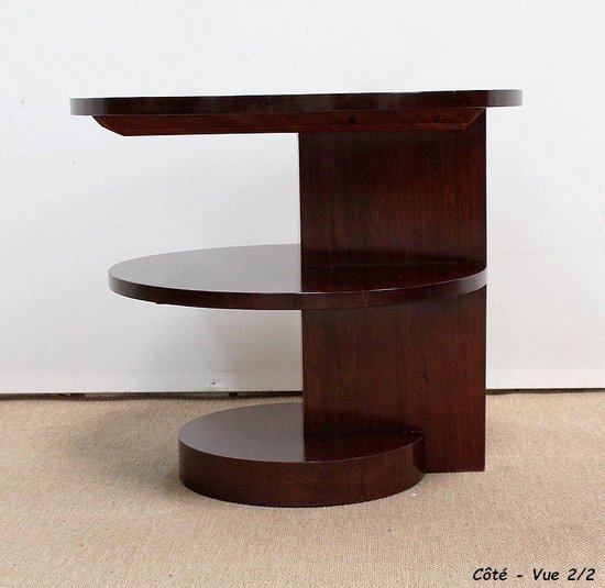 Solid Mahogany Coffee Table, Art Deco – 1930s