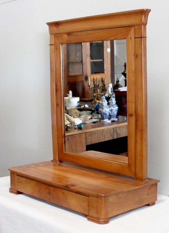 Commode Psyche in Solid Cherry, Restoration Period - 1st Half of the 19th Century