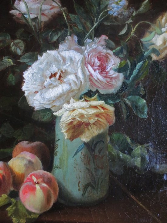 Bouquet firmato C. Gontier, XIX secolo.