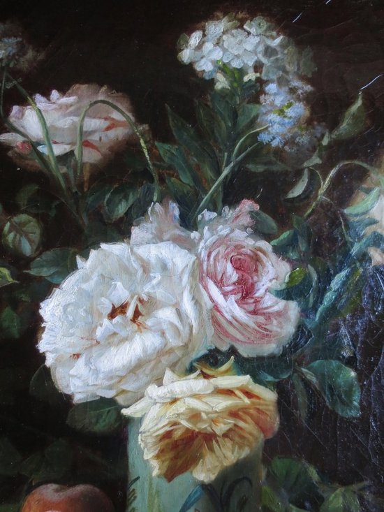 Bouquet firmato C. Gontier, XIX secolo.