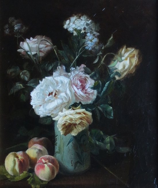 Bouquet firmato C. Gontier, XIX secolo.