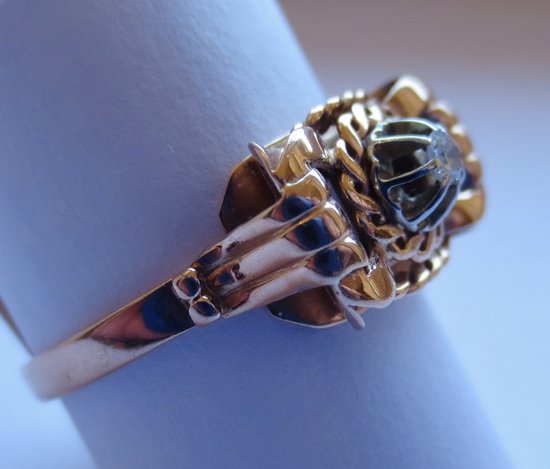 Gold And Diamond Ring.